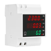SINOTIMER SDM006 Misuratore di rilevamento multifunzione per tensione CA corrente frequenza elettricità su guida Din, SDM006