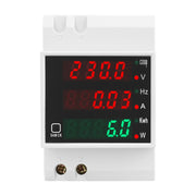 SINOTIMER SDM006 Misuratore di rilevamento multifunzione per tensione CA corrente frequenza elettricità su guida Din, SDM006