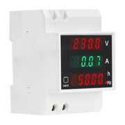 SINOTIMER SDM007 Misuratore digitale con display digitale per frequenza temporale totalizzata corrente CA su guida DIN, SDM007