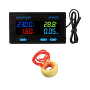 SINOTIMER SPM005 Misuratore di monitoraggio multifunzionale per tensione corrente corrente elettrica display digitale CA, 20A, 100A, 200A