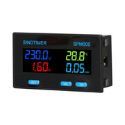 SINOTIMER SPM005 Misuratore di monitoraggio multifunzionale per tensione corrente corrente elettrica display digitale CA, 20A, 100A, 200A