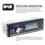 Lettore MP3 radio Bluetooth con doppia scheda USB digitale DAB per auto, SWM-M4