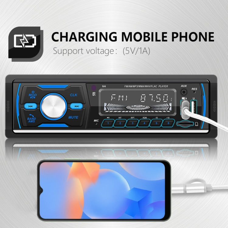 Lettore MP3 radio Bluetooth con doppia scheda USB digitale DAB per auto, SWM-M4