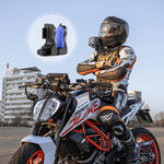 Supporto morsetto casco moto compatibile GoPro e Osmo