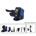 Supporto morsetto casco moto compatibile GoPro e Osmo