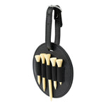 Borsa portaoggetti tascabile con inserto per punte da golf in pelle da appendere alla vita all'aperto, Double-sided Black, Double-sided Brown, Single-sided Black, Single-sided Brown