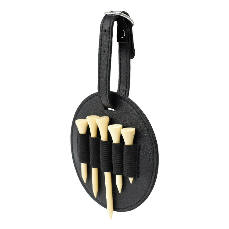 Borsa portaoggetti tascabile con inserto per punte da golf in pelle da appendere alla vita all'aperto, Double-sided Black, Double-sided Brown, Single-sided Black, Single-sided Brown
