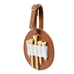 Borsa portaoggetti tascabile con inserto per punte da golf in pelle da appendere alla vita all'aperto, Double-sided Black, Double-sided Brown, Single-sided Black, Single-sided Brown