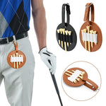 Borsa portaoggetti tascabile con inserto per punte da golf in pelle da appendere alla vita all'aperto, Double-sided Black, Double-sided Brown, Single-sided Black, Single-sided Brown