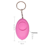 Allarme LED lampeggiante Dispositivo anti-smarrimento e anti-lupo Chiamante di emergenza per la difesa delle donne, Pink, Black, White
