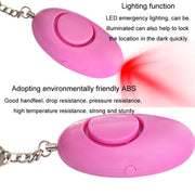 Allarme LED lampeggiante Dispositivo anti-smarrimento e anti-lupo Chiamante di emergenza per la difesa delle donne, Pink, Black, White