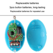 Allarme LED lampeggiante Dispositivo anti-smarrimento e anti-lupo Chiamante di emergenza per la difesa delle donne, Pink, Black, White