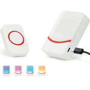 Chiamata per campanello lampeggiante intelligente con telecomando per campanello wireless domestico con alimentazione USB, CMF1188-11, CMF1188-12, CMF1188-21
