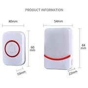 Chiamata per campanello lampeggiante intelligente con telecomando per campanello wireless domestico con alimentazione USB, CMF1188-11, CMF1188-12, CMF1188-21