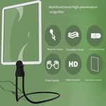 Lente d'ingrandimento portatile 1,8X con luce LED e ricarica USB-