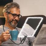 Lente d'ingrandimento portatile 1,8X con luce LED e ricarica USB-