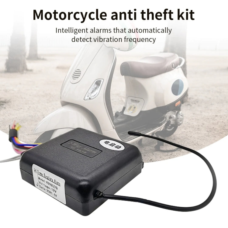 Antifurto per moto con vibrazione a doppio telecomando bidirezionale, YL-B011