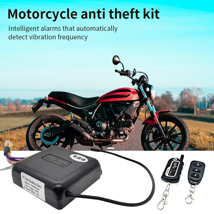 Antifurto per moto con vibrazione a doppio telecomando bidirezionale, YL-B011