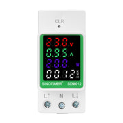 Tester multifunzione per elettricità, tensione di corrente, display digitale CA su guida DIN SINOTIMER, SDM012-2, SDM012-1, SDM012-RS485