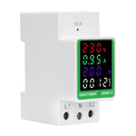Tester digitale multifunzione per elettricità su guida DIN