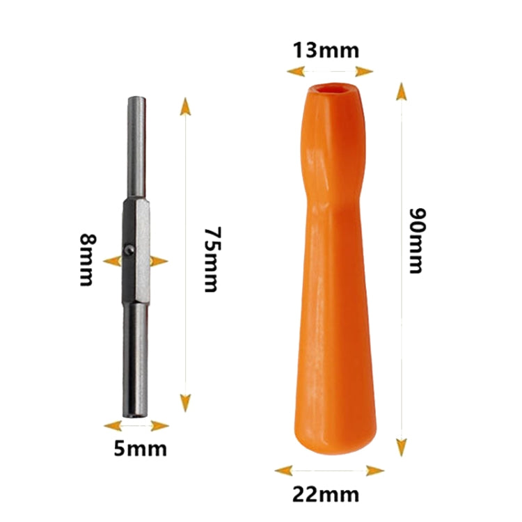 For GBA/NGC/N64/SFC/Wii Game Console Disassembly Tool Screwdriver Socket, 3.8mm/4.5mm 2 In 1