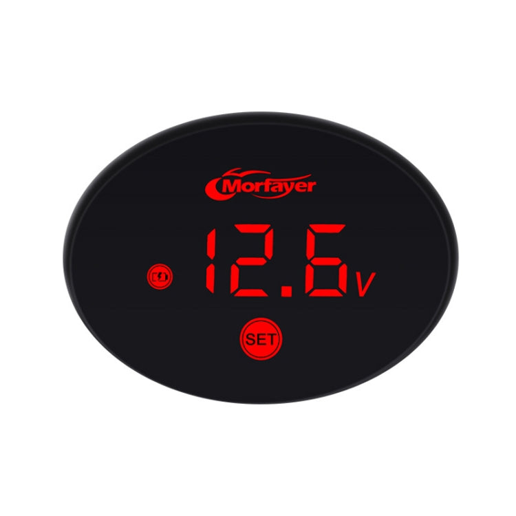 Voltmetro multifunzione per locomotiva Morfayer, rosso, Voltmeter Function, 2 in 1, 4 in 1, 4 in 1 With 7 Color Aperture