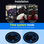 Voltmetro multifunzione per locomotiva Morfayer, rosso, Voltmeter Function, 2 in 1, 4 in 1, 4 in 1 With 7 Color Aperture