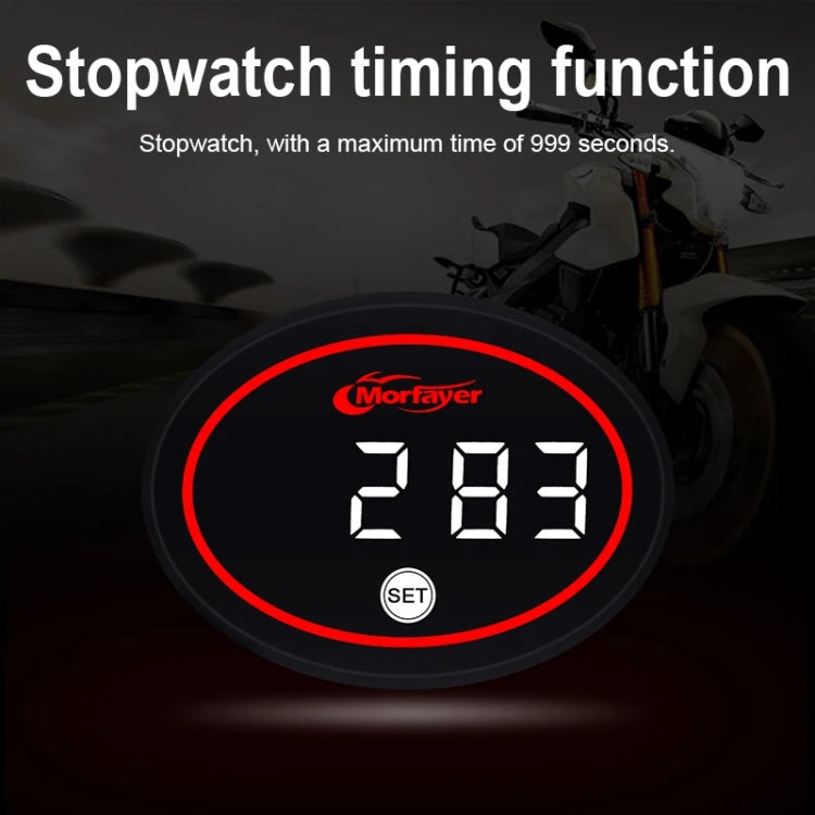 Voltmetro multifunzione per locomotiva Morfayer, rosso, Voltmeter Function, 2 in 1, 4 in 1, 4 in 1 With 7 Color Aperture