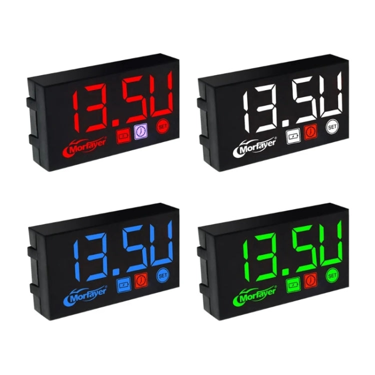 Voltmetro digitale compatto con display a LED, 3 in 1 Red, 3 in 1 Blue, 3 in 1 White, 3 in 1 Green, 2 in 1 Temperature Red, 2 in 1 Temperature Blue, 2 in 1 Temperature White, 2 in 1 Temperature Green, 2 in 1 Water Temperature Red                       ...