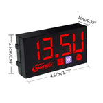 Voltmetro digitale compatto con display a LED, 3 in 1 Red, 3 in 1 Blue, 3 in 1 White, 3 in 1 Green, 2 in 1 Temperature Red, 2 in 1 Temperature Blue, 2 in 1 Temperature White, 2 in 1 Temperature Green, 2 in 1 Water Temperature Red                       ...