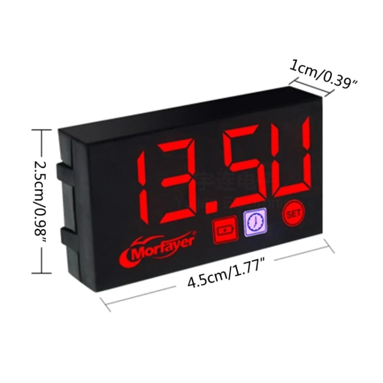 Voltmetro digitale compatto con display a LED, 3 in 1 Red, 3 in 1 Blue, 3 in 1 White, 3 in 1 Green, 2 in 1 Temperature Red, 2 in 1 Temperature Blue, 2 in 1 Temperature White, 2 in 1 Temperature Green, 2 in 1 Water Temperature Red                       ...