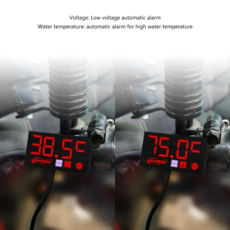 Voltmetro digitale compatto con display a LED, 3 in 1 Red, 3 in 1 Blue, 3 in 1 White, 3 in 1 Green, 2 in 1 Temperature Red, 2 in 1 Temperature Blue, 2 in 1 Temperature White, 2 in 1 Temperature Green, 2 in 1 Water Temperature Red                       ...