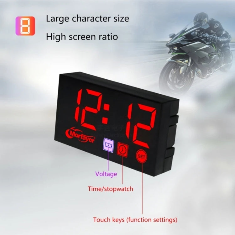 Voltmetro digitale compatto con display a LED, 3 in 1 Red, 3 in 1 Blue, 3 in 1 White, 3 in 1 Green, 2 in 1 Temperature Red, 2 in 1 Temperature Blue, 2 in 1 Temperature White, 2 in 1 Temperature Green, 2 in 1 Water Temperature Red                       ...