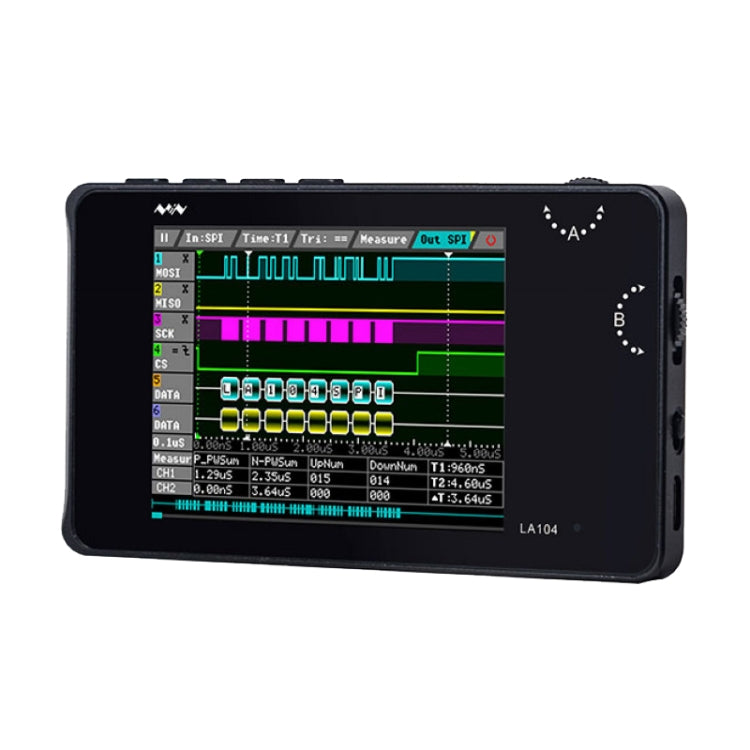 Analizzatore logico MINIWARE LA104 Assistente di debug a 4 canali Oscilloscopio analogico di campionamento, LA104