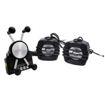 Supporto di ricarica per telefono cellulare per moto con altoparlante Bluetooth MP3