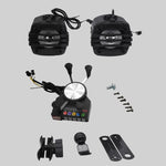 Supporto di ricarica per telefono cellulare per moto con altoparlante Bluetooth MP3