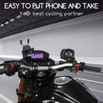 Supporto di ricarica per telefono cellulare per moto con altoparlante Bluetooth MP3