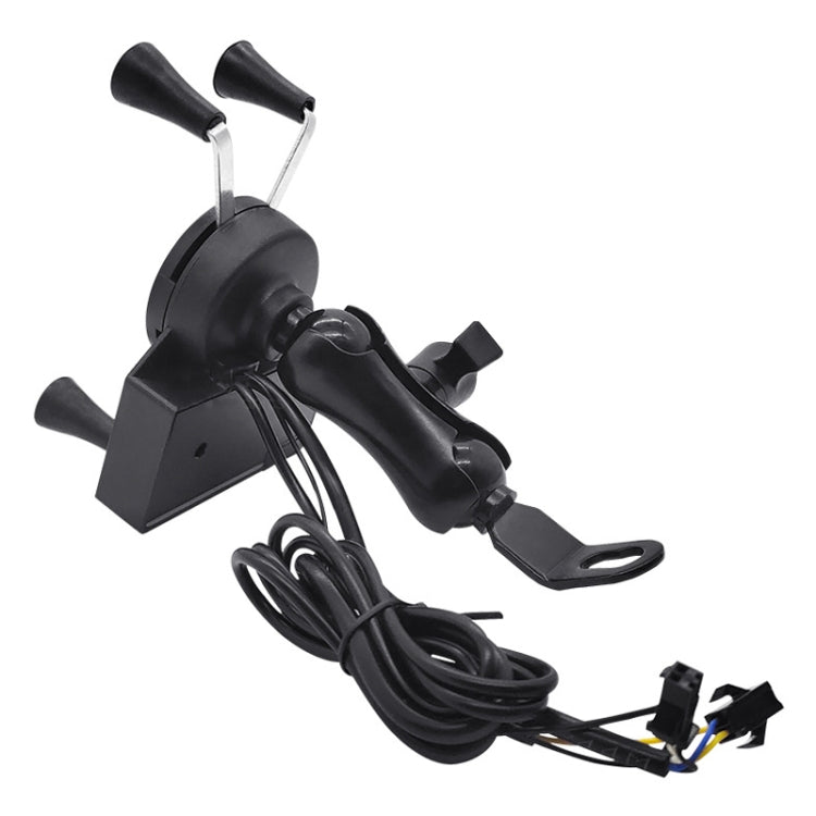 Supporto di ricarica per telefono cellulare per moto con altoparlante Bluetooth MP3