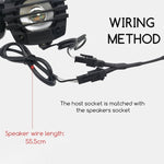 Supporto di ricarica per telefono cellulare per moto con altoparlante Bluetooth MP3