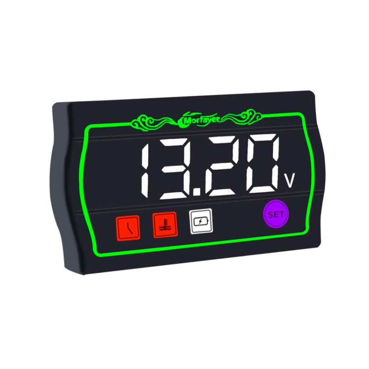Contagiri multifunzione intelligente per locomotiva Morfayer, 4 in 1 Ambient Temperature Gauge, 4 in 1 Water Temperature Meter, 5 in 1 Ambient Temperature Tachometer, 5 in 1 Water Temperature Tachometer