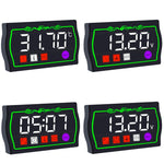 Contagiri multifunzione intelligente per locomotiva Morfayer, 4 in 1 Ambient Temperature Gauge, 4 in 1 Water Temperature Meter, 5 in 1 Ambient Temperature Tachometer, 5 in 1 Water Temperature Tachometer