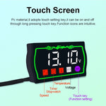 Contagiri multifunzione intelligente per locomotiva Morfayer, 4 in 1 Ambient Temperature Gauge, 4 in 1 Water Temperature Meter, 5 in 1 Ambient Temperature Tachometer, 5 in 1 Water Temperature Tachometer