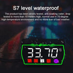 Contagiri multifunzione intelligente per locomotiva Morfayer, 4 in 1 Ambient Temperature Gauge, 4 in 1 Water Temperature Meter, 5 in 1 Ambient Temperature Tachometer, 5 in 1 Water Temperature Tachometer