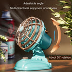 Mini ventilatore elettrico da tavolo USB silenzioso