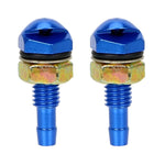Ugello con cappuccio in alluminio per spruzzatore per rondella di vetro per autoveicoli da 2 pezzi/set