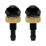 Ugello con cappuccio in alluminio per spruzzatore per rondella di vetro per autoveicoli da 2 pezzi/set