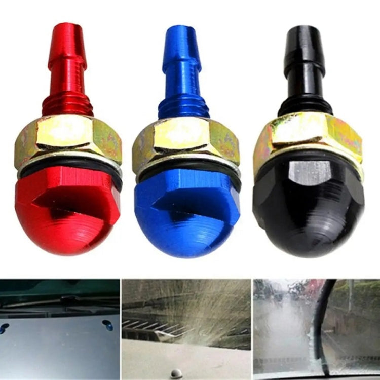 Ugello con cappuccio in alluminio per spruzzatore per rondella di vetro per autoveicoli da 2 pezzi/set