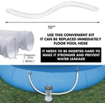 Per la sostituzione della pompa filtro della piscina Intex, 1 Hose 2 Clamps, 2 Hoses 4 Clamps, 1 Hose 2 Clamps Blue, 2 Hoses 4 Clamps Blue