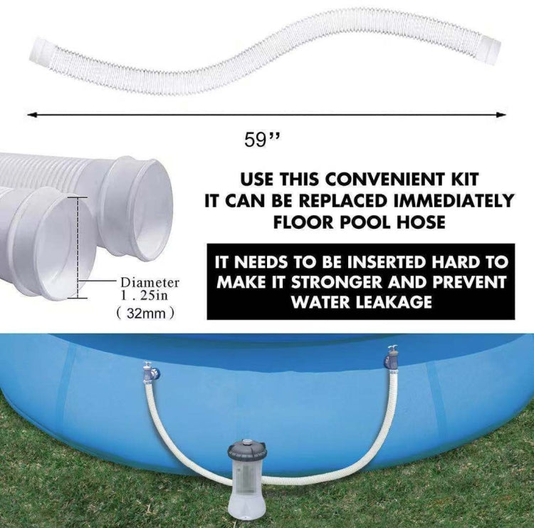 Per la sostituzione della pompa filtro della piscina Intex, 1 Hose 2 Clamps, 2 Hoses 4 Clamps, 1 Hose 2 Clamps Blue, 2 Hoses 4 Clamps Blue
