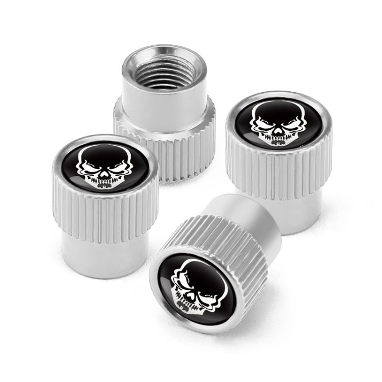 Tappo valvola in alluminio universale per pneumatici scheletrati da 4 pezzi / set